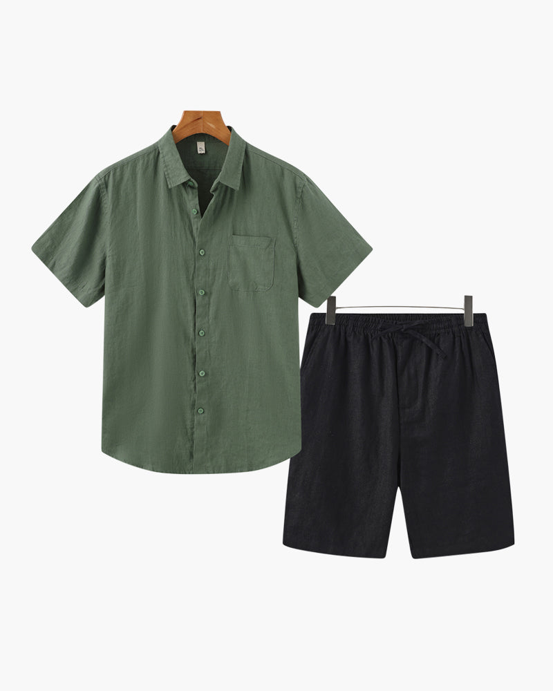 Marezzi Leinen-Kombi (Shorts)