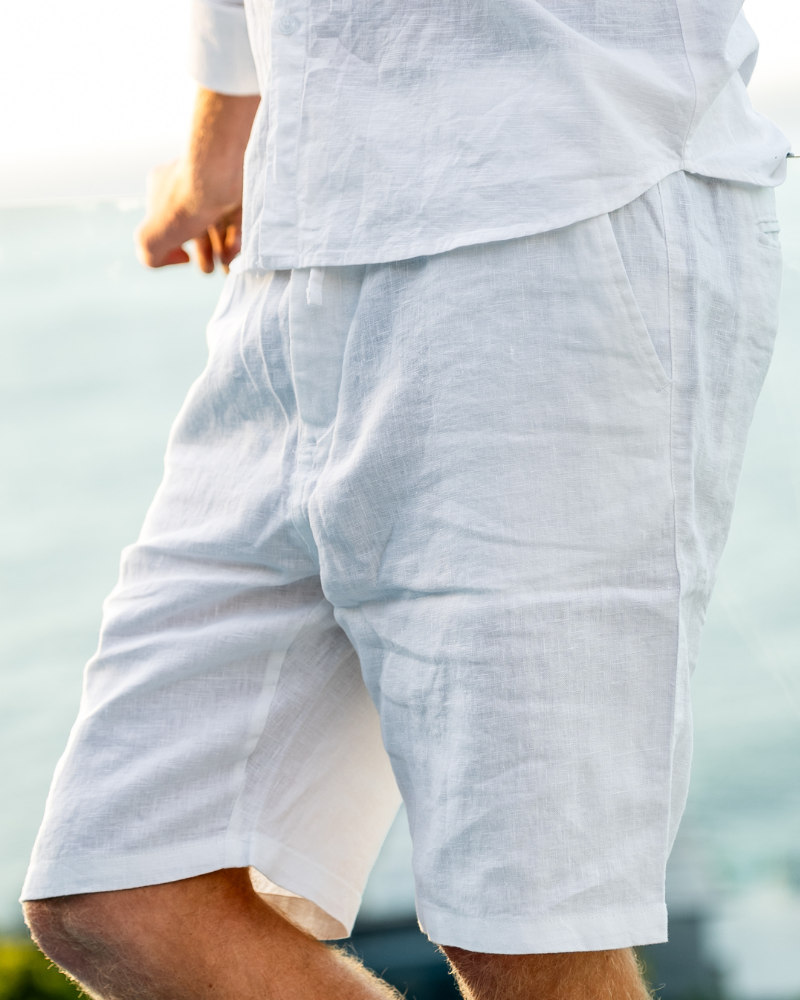 Casablanca - Premium Leinenshorts