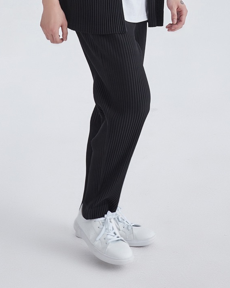 Gerippte Baumwollpantalon