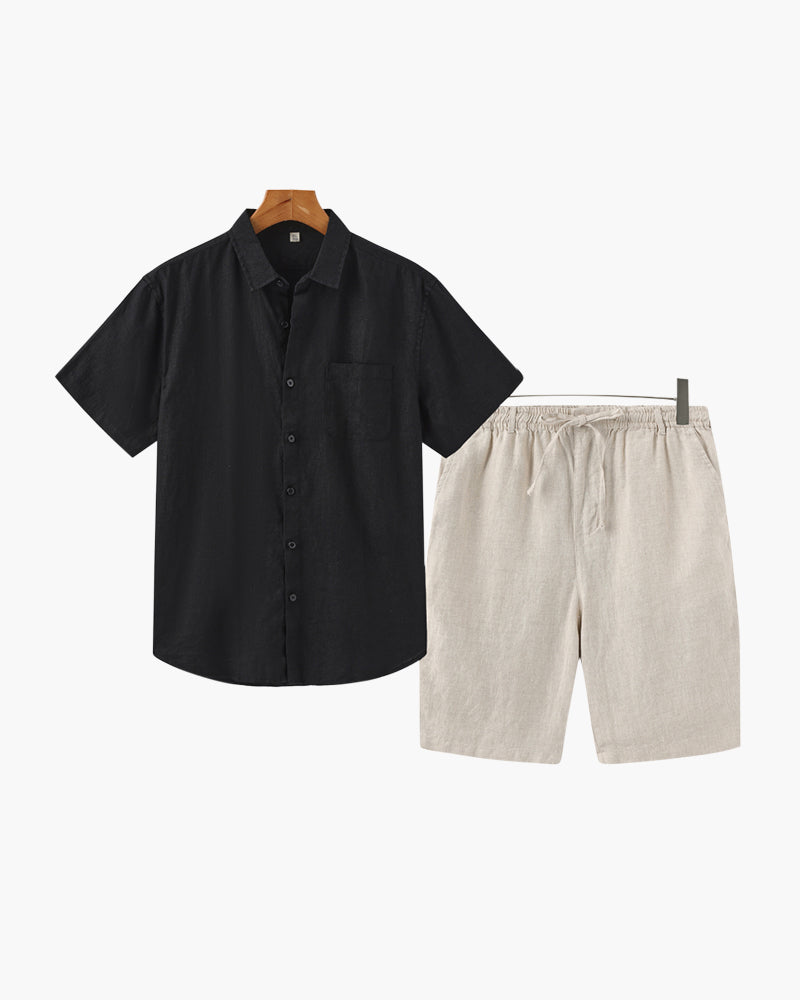 Marezzi Leinen-Kombi (Shorts)