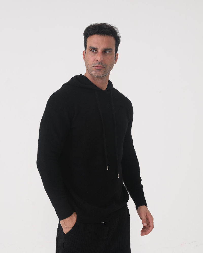100 % Kaschmir-Hoodie