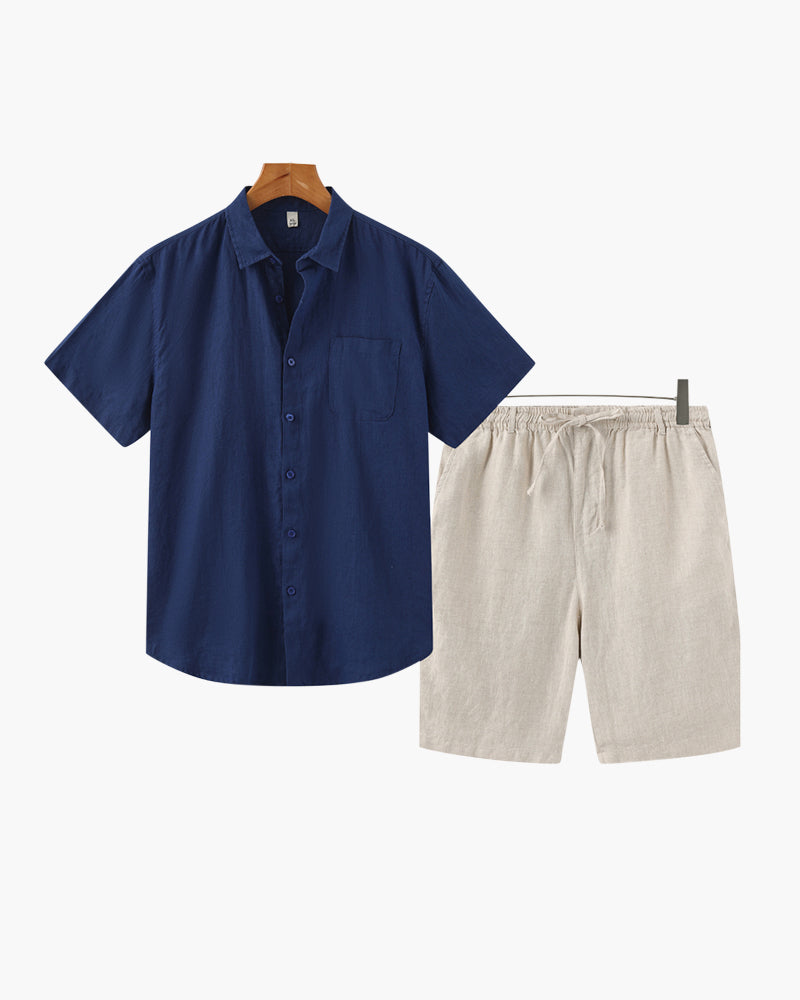 Marezzi Leinen-Kombi (Shorts)