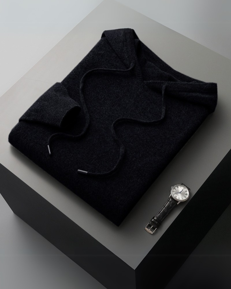 100 % Kaschmir-Hoodie