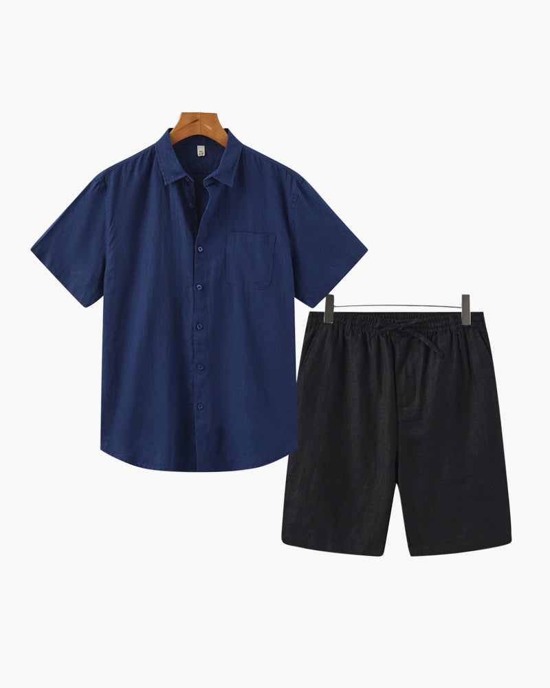 Marezzi Leinen-Kombi (Shorts)