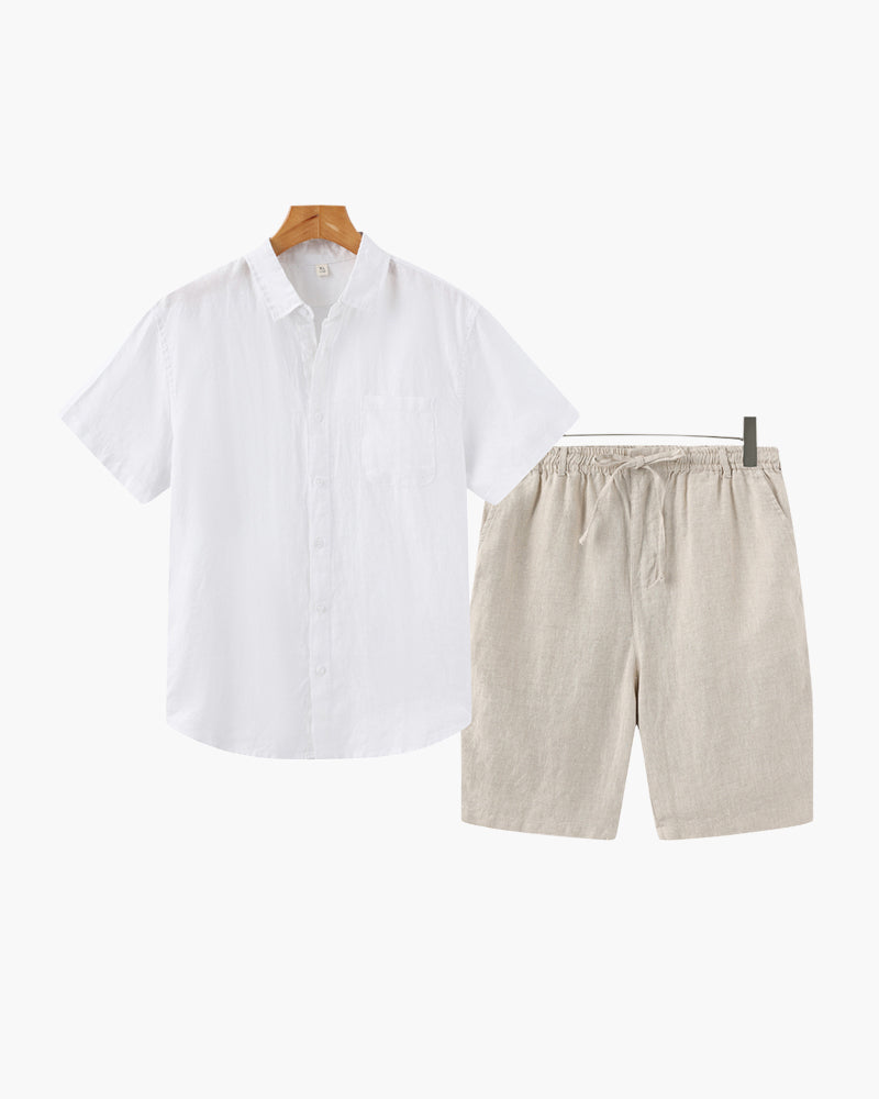 Marezzi Leinen-Kombi (Shorts)