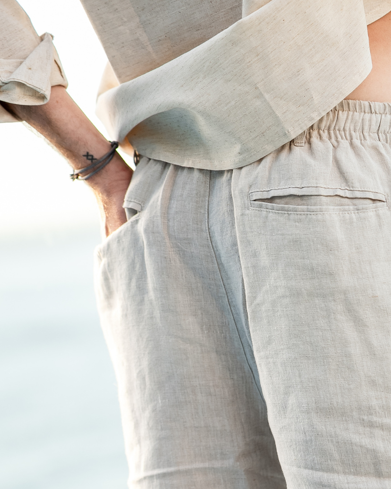 Casablanca - Premium Leinenshorts