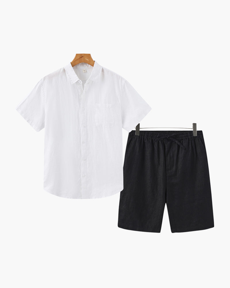 Marezzi Leinen-Kombi (Shorts)