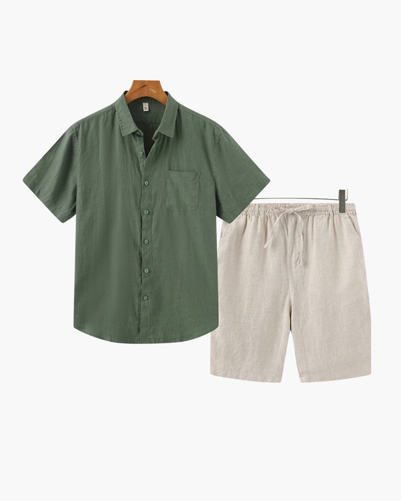 Marezzi Leinen-Kombi (Shorts)