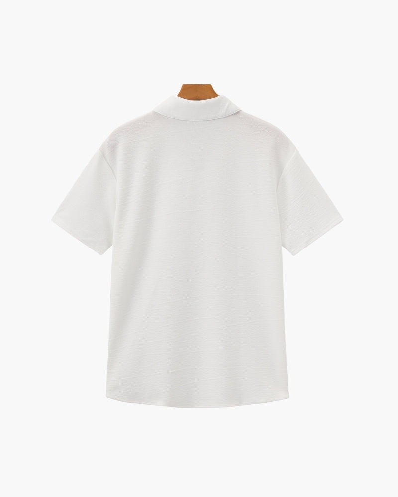 Set aus Poloshirt und Hose aus Baumwolle