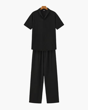 Set aus Poloshirt und Hose aus Baumwolle