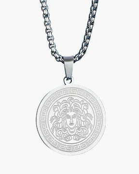 Lange Medusa-Kette (Gold &amp; Silber)