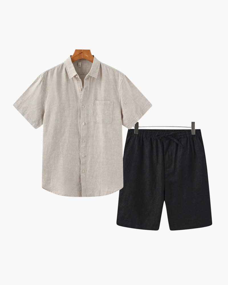 Marezzi Leinen-Kombi (Shorts)