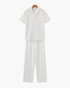 Set aus Poloshirt und Hose aus Baumwolle
