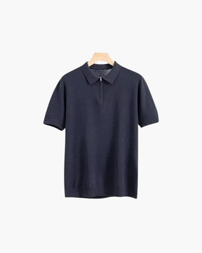 Marbella Poloshirt mit Reißverschluss