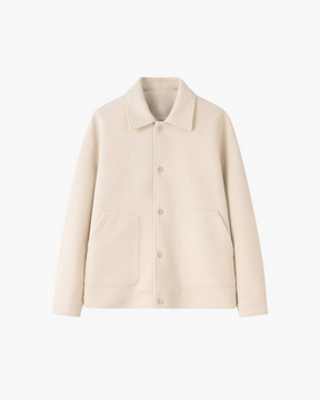 Klassisches Overshirt mit Waffelstruktur