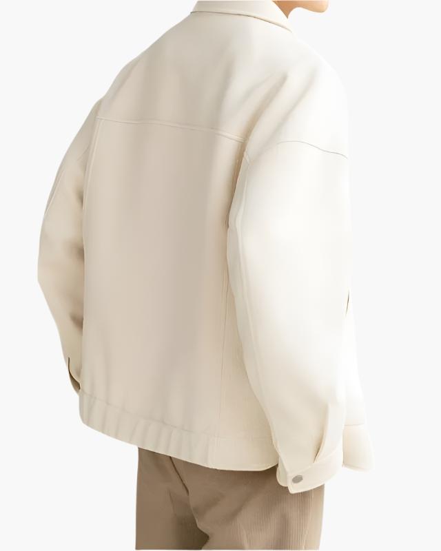Klassisches Overshirt mit Waffelstruktur