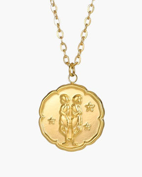 Sternzeichen-Halskette - Gold